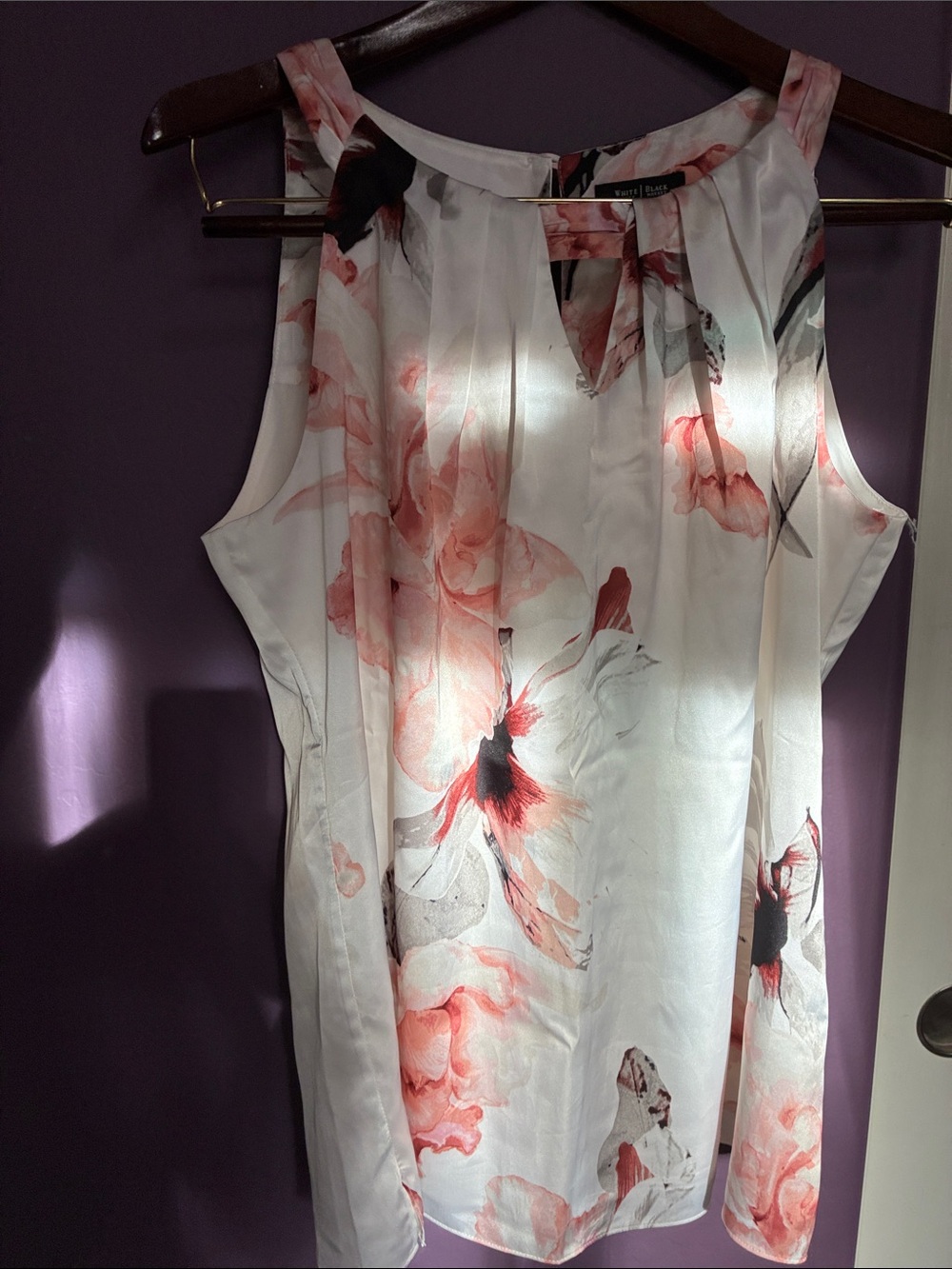WHBM FLORAL HALTER